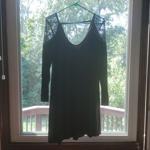 AE lace shoulder dress